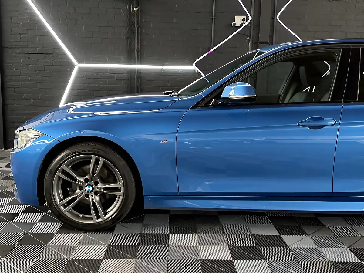 Used 2018 BMW 3 Series M Sport Estoril Blue - Interior and Exterior details 3