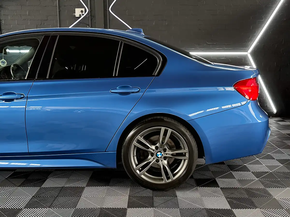 Used 2018 BMW 3 Series M Sport Estoril Blue - Interior and Exterior details 4
