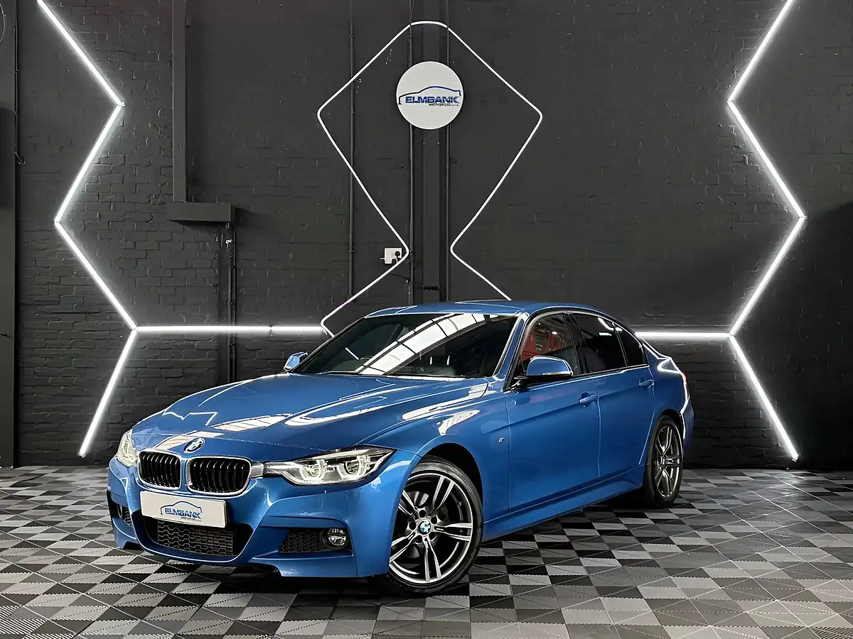 Used 2018 BMW 3 Series M Sport Estoril Blue - Interior and Exterior details 6
