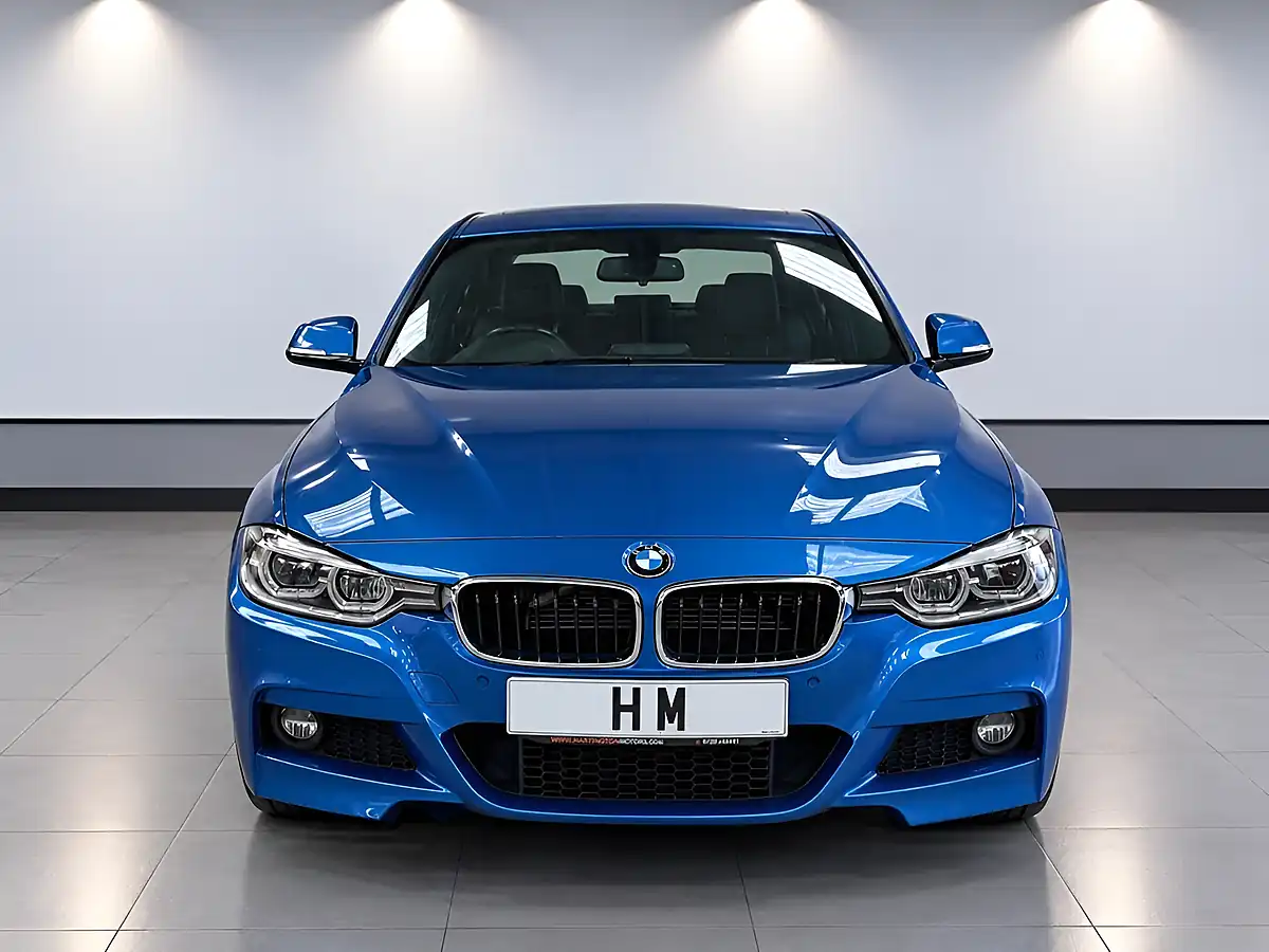 Used 2018 BMW 3 Series M Sport Estoril Blue - Interior and Exterior details 16