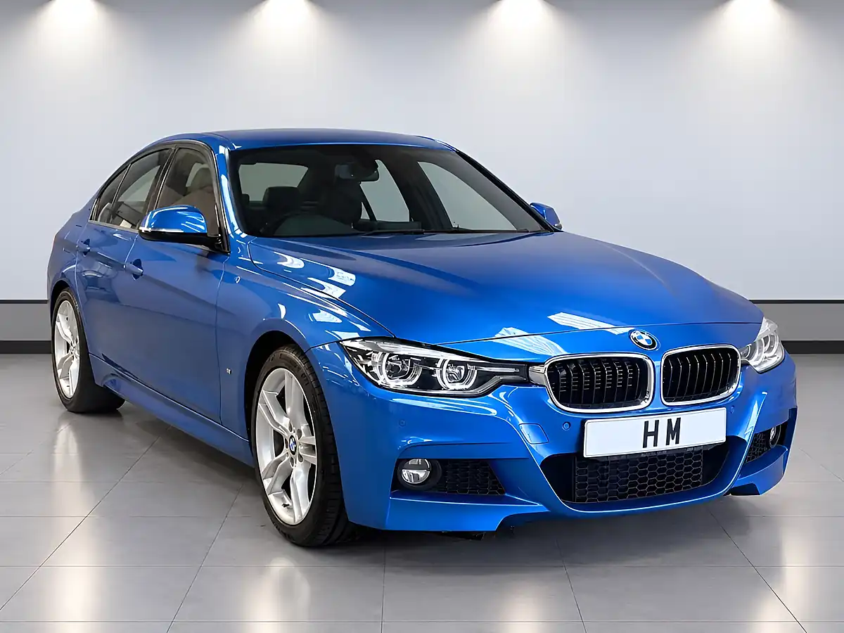 Used 2018 BMW 3 Series M Sport Estoril Blue - Interior and Exterior details 19