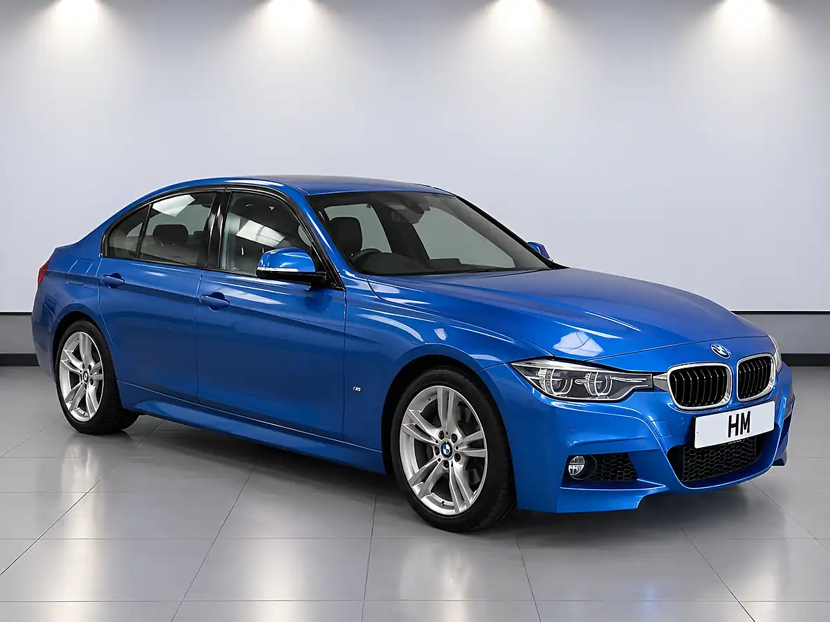 Used 2018 BMW 3 Series M Sport Estoril Blue - Interior and Exterior details 2