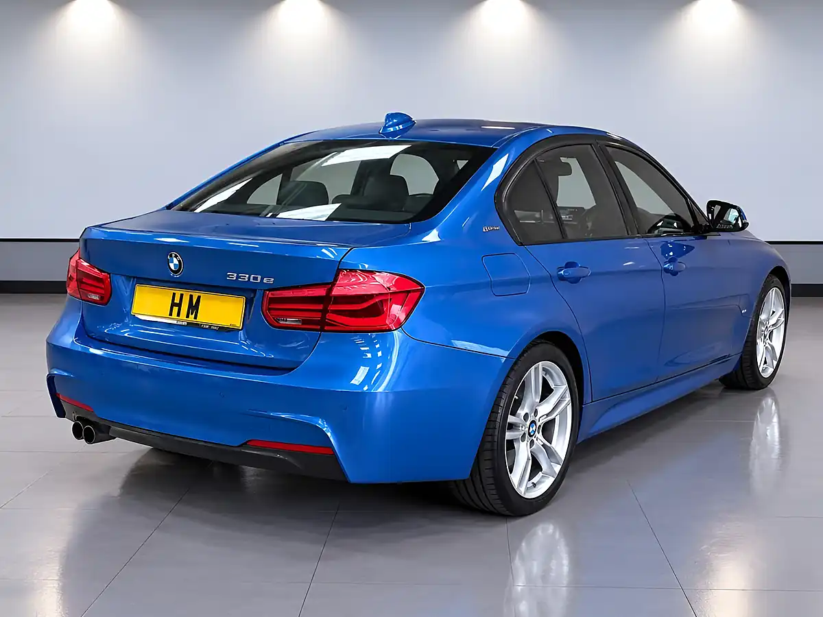 Used 2018 BMW 3 Series M Sport Estoril Blue - Interior and Exterior details 3