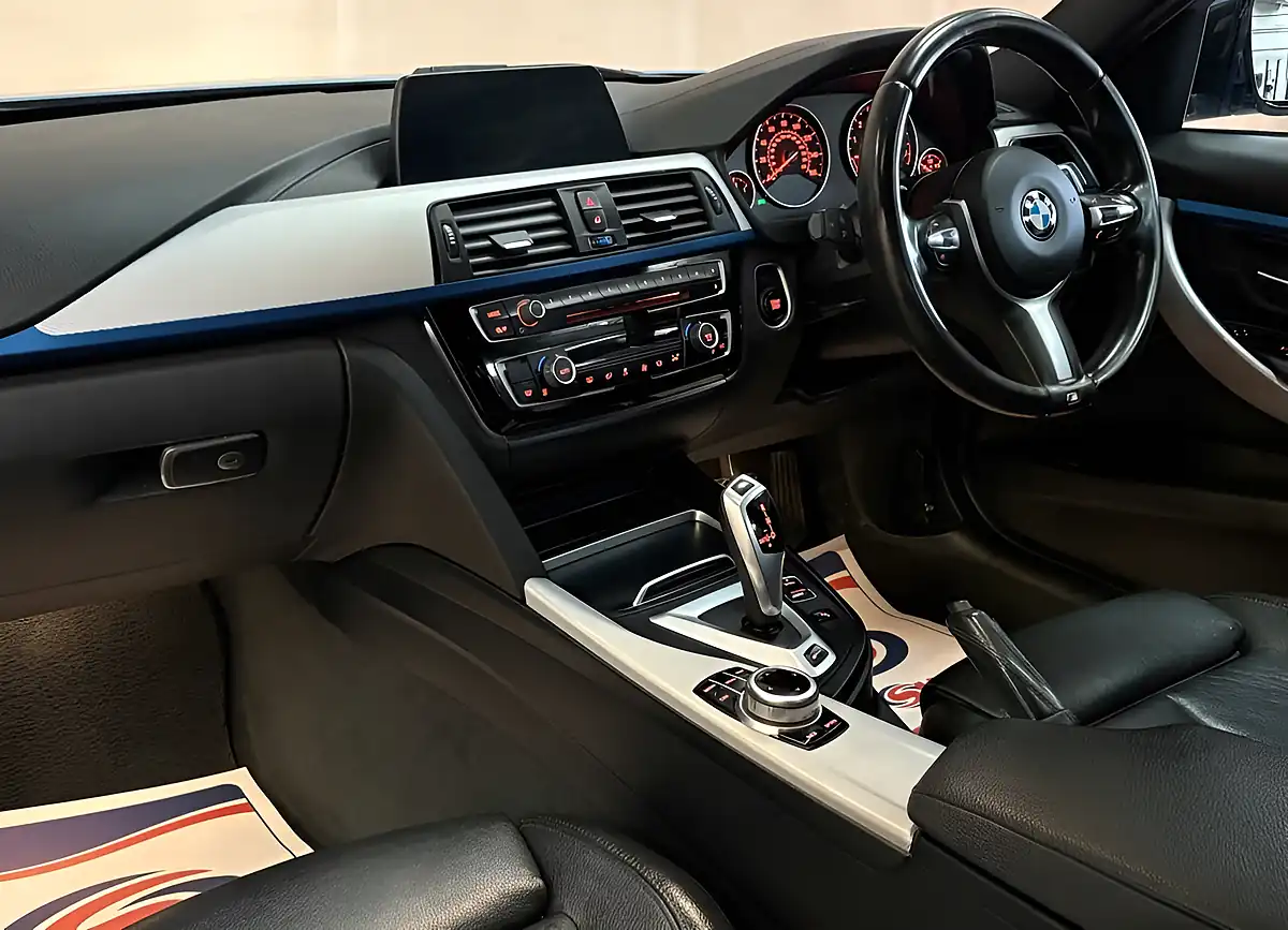 Used 2018 BMW 3 Series M Sport Estoril Blue - Interior and Exterior details 6