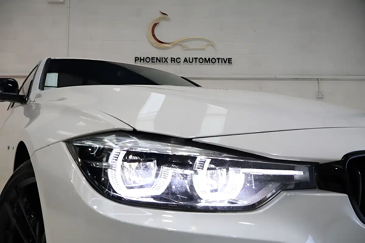 Used 2018 BMW 3 Series M Sport Shadow Edition Alpine White - Interior and Exterior details 2