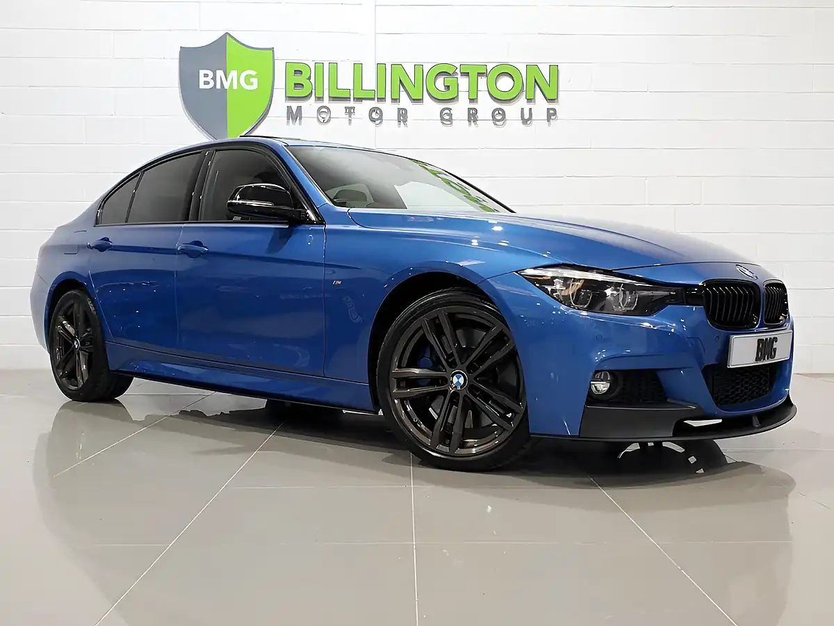 Used 2018 BMW 3 Series M Sport Shadow Edition Blue - Front View