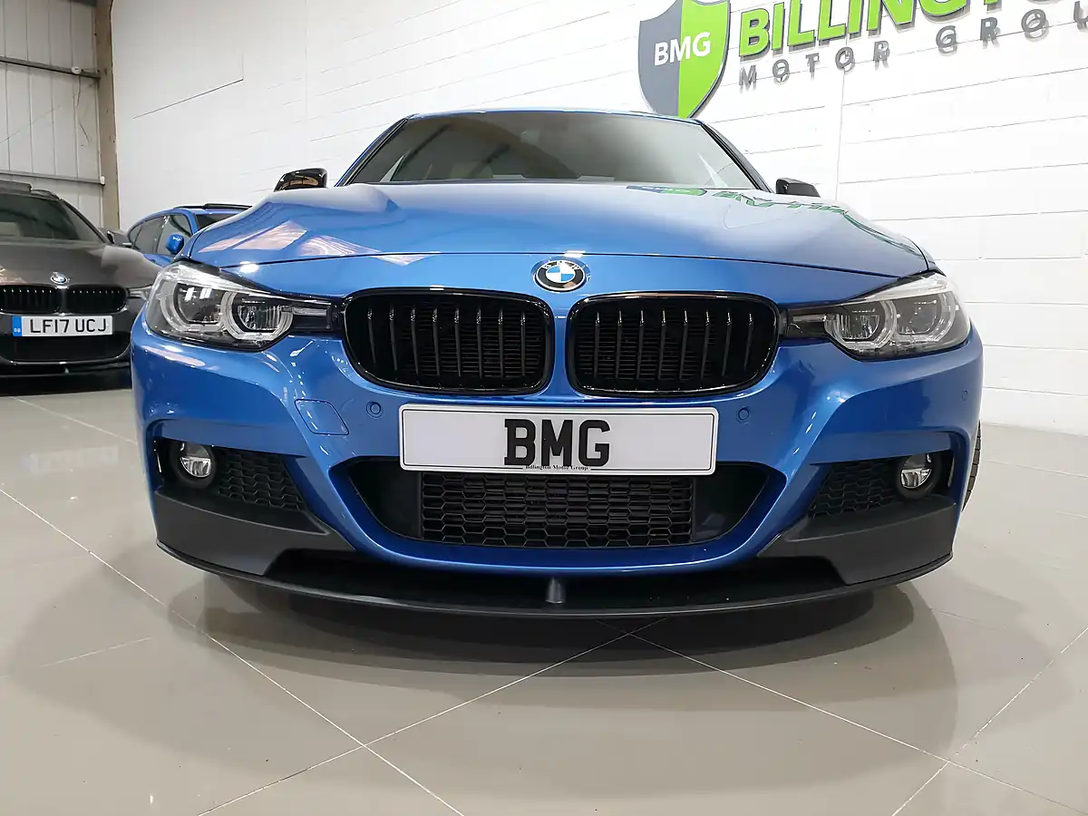 Used 2018 BMW 3 Series M Sport Shadow Edition Blue - Interior and Exterior details 14