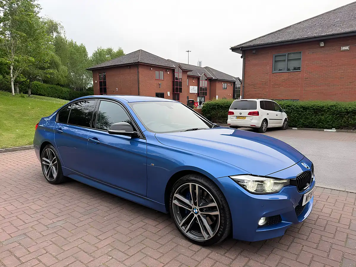 Used 2018 BMW 3 Series M Sport Shadow Edition Blue - Interior and Exterior details 4