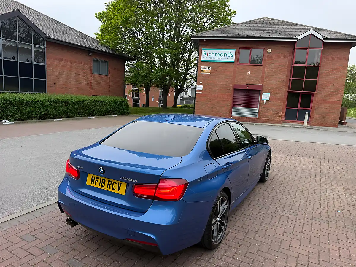 Used 2018 BMW 3 Series M Sport Shadow Edition Blue - Interior and Exterior details 6