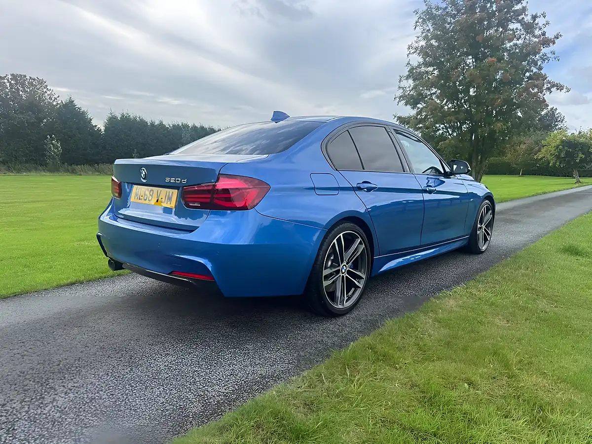 Used 2018 BMW 3 Series M Sport Shadow Edition Blue - Interior and Exterior details 3