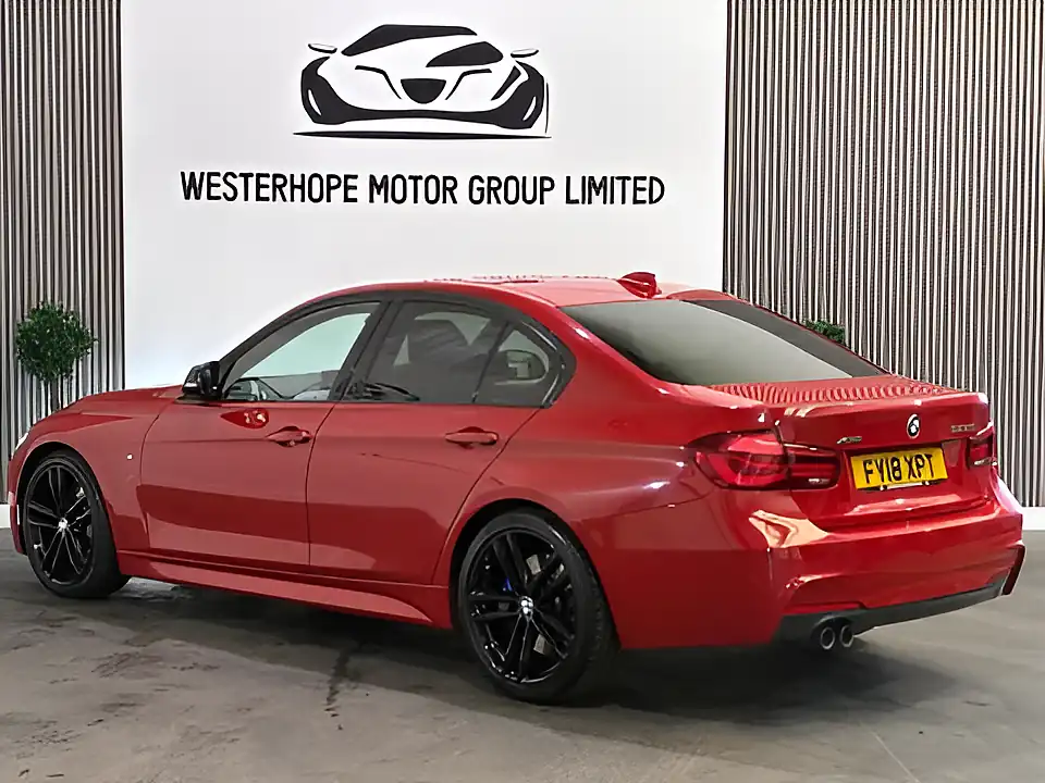 Used 2018 BMW 3 Series M Sport Shadow Edition Red - Interior and Exterior details 2