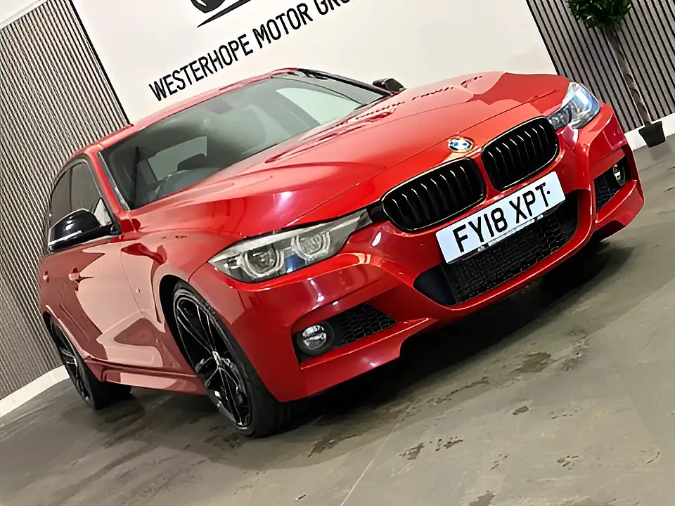 Used 2018 BMW 3 Series M Sport Shadow Edition Red - Interior and Exterior details 7
