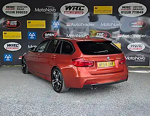 Used 2018 BMW 3 Series M Sport Shadow Edition Sunset Orange - Interior and Exterior details 3