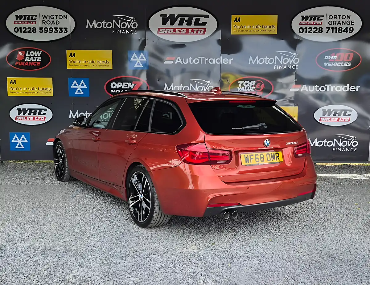 Used 2018 BMW 3 Series M Sport Shadow Edition Sunset Orange - Interior and Exterior details 3