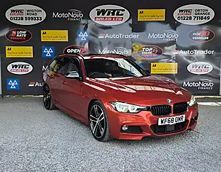 Used 2018 BMW 3 Series M Sport Shadow Edition Sunset Orange - Interior and Exterior details 4