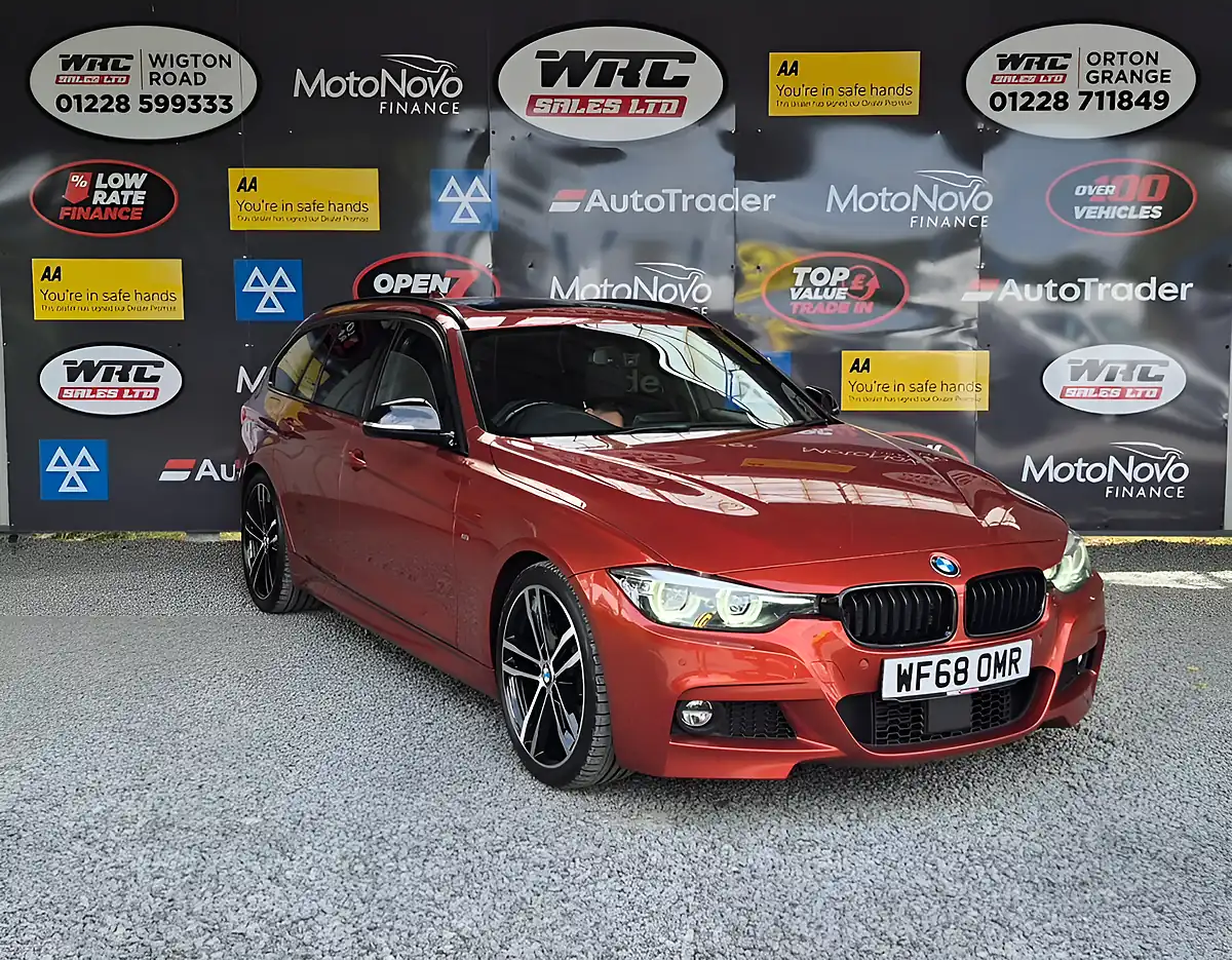 Used 2018 BMW 3 Series M Sport Shadow Edition Sunset Orange - Interior and Exterior details 4