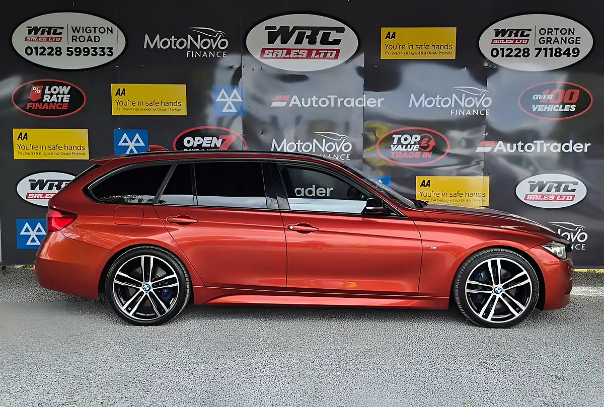 Used 2018 BMW 3 Series M Sport Shadow Edition Sunset Orange - Interior and Exterior details 5