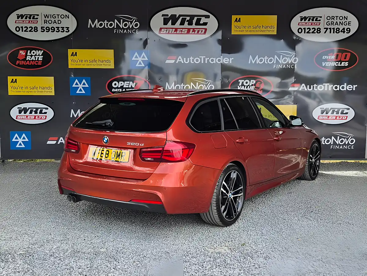 Used 2018 BMW 3 Series M Sport Shadow Edition Sunset Orange - Interior and Exterior details 6