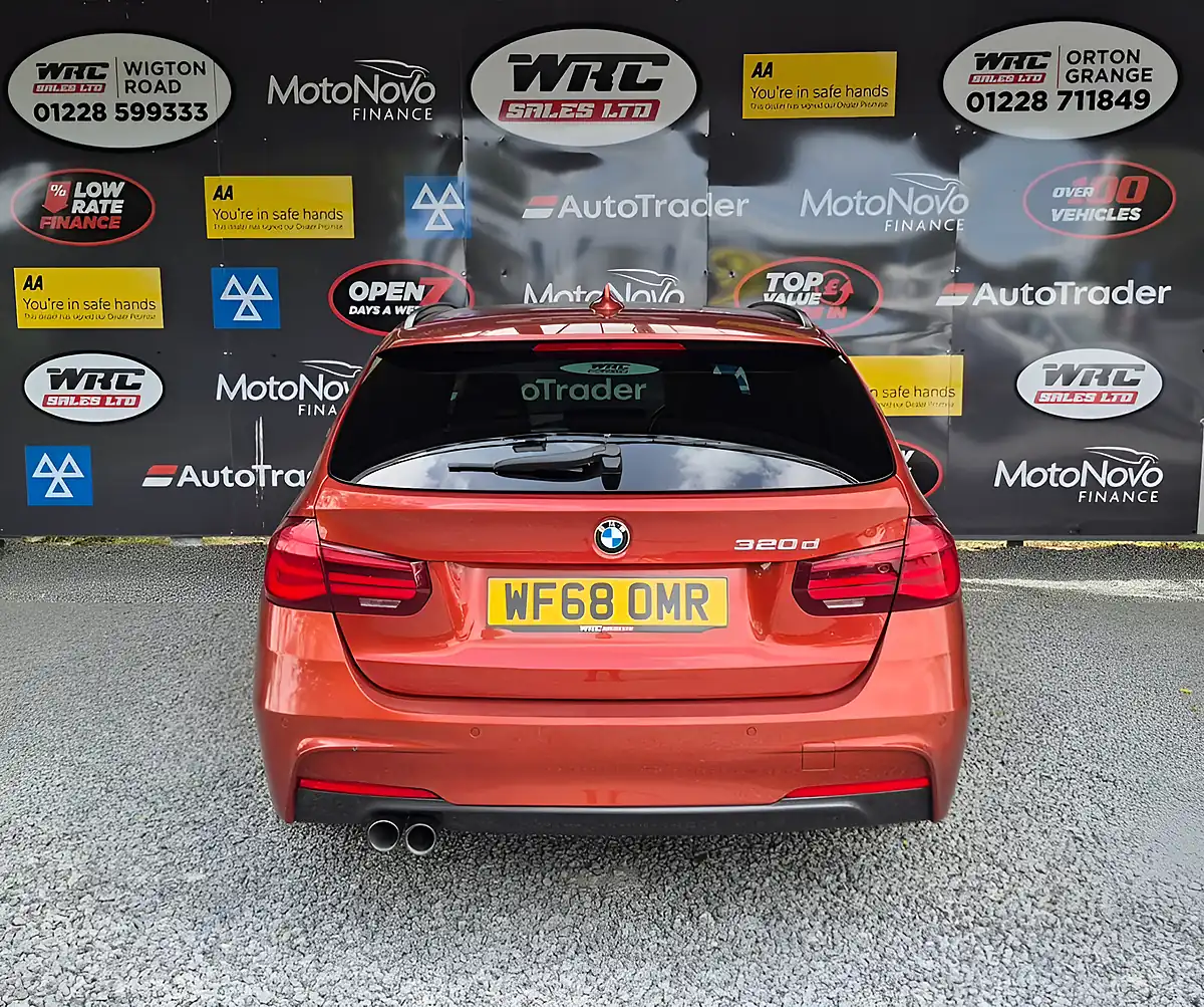 Used 2018 BMW 3 Series M Sport Shadow Edition Sunset Orange - Interior and Exterior details 7