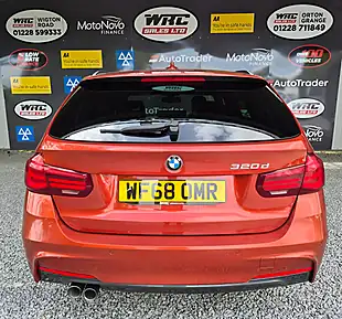 Used 2018 BMW 3 Series M Sport Shadow Edition Sunset Orange - Interior and Exterior details 8