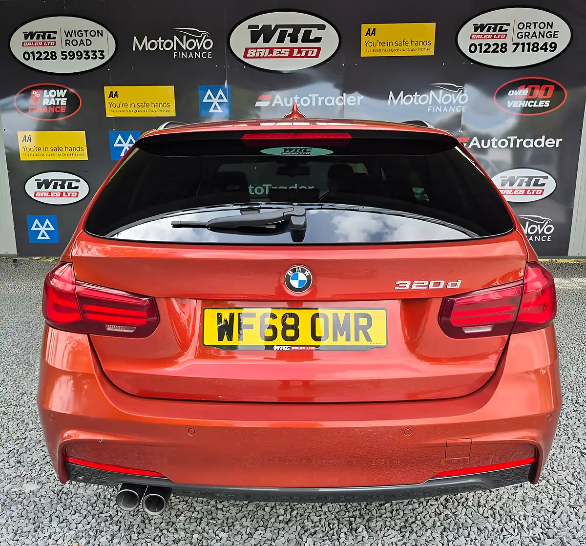Used 2018 BMW 3 Series M Sport Shadow Edition Sunset Orange - Interior and Exterior details 8