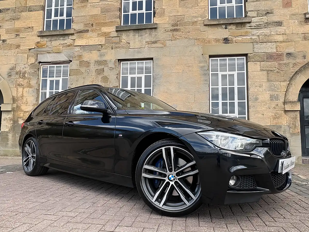 Used 2018 BMW 3 Series M Sport Shadow Edition Touring Black - Interior and Exterior details 6