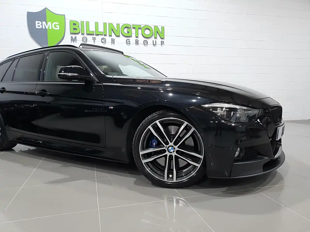 Used 2018 BMW 3 Series M Sport Shadow Edition Touring Black - Interior and Exterior details 12