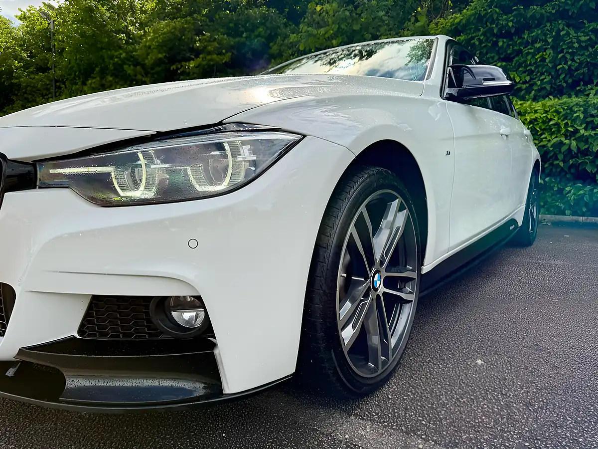 Used 2018 BMW 3 Series M Sport Shadow Edition White - Interior and Exterior details 5
