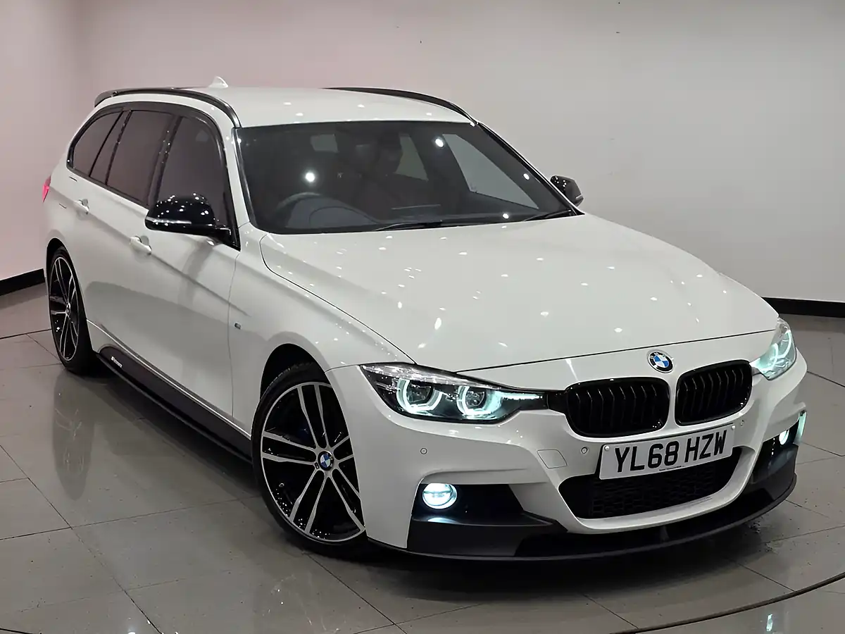 Used 2018 BMW 3 Series M Sport Shadow Edition White - Interior and Exterior details 10