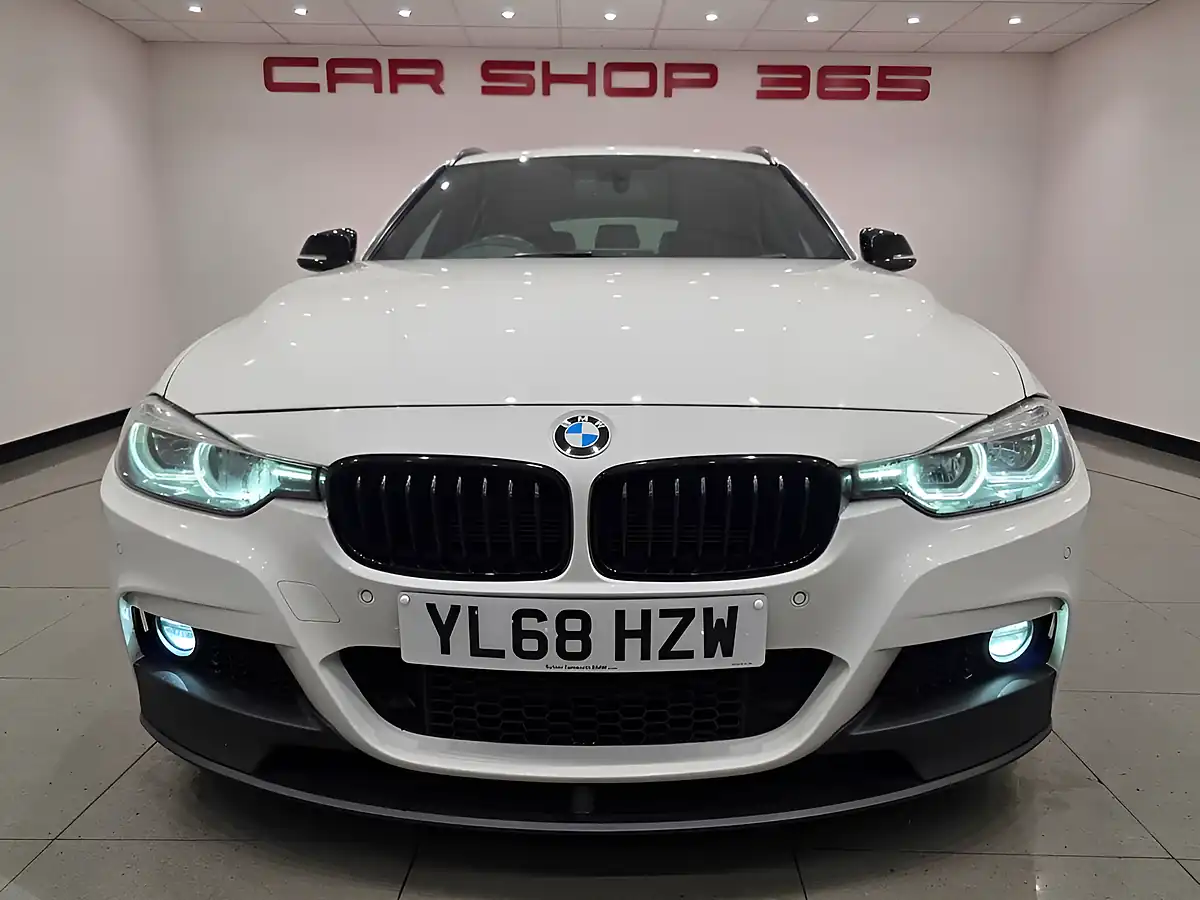 Used 2018 BMW 3 Series M Sport Shadow Edition White - Interior and Exterior details 11