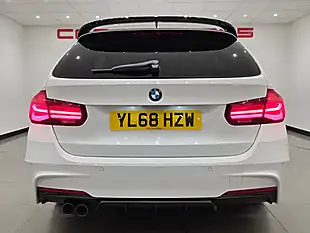 Used 2018 BMW 3 Series M Sport Shadow Edition White - Interior and Exterior details 12