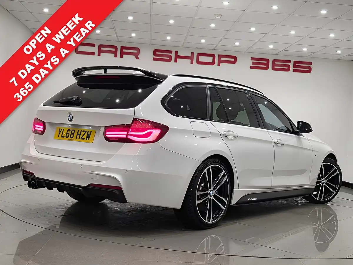 Used 2018 BMW 3 Series M Sport Shadow Edition White - Interior and Exterior details 2