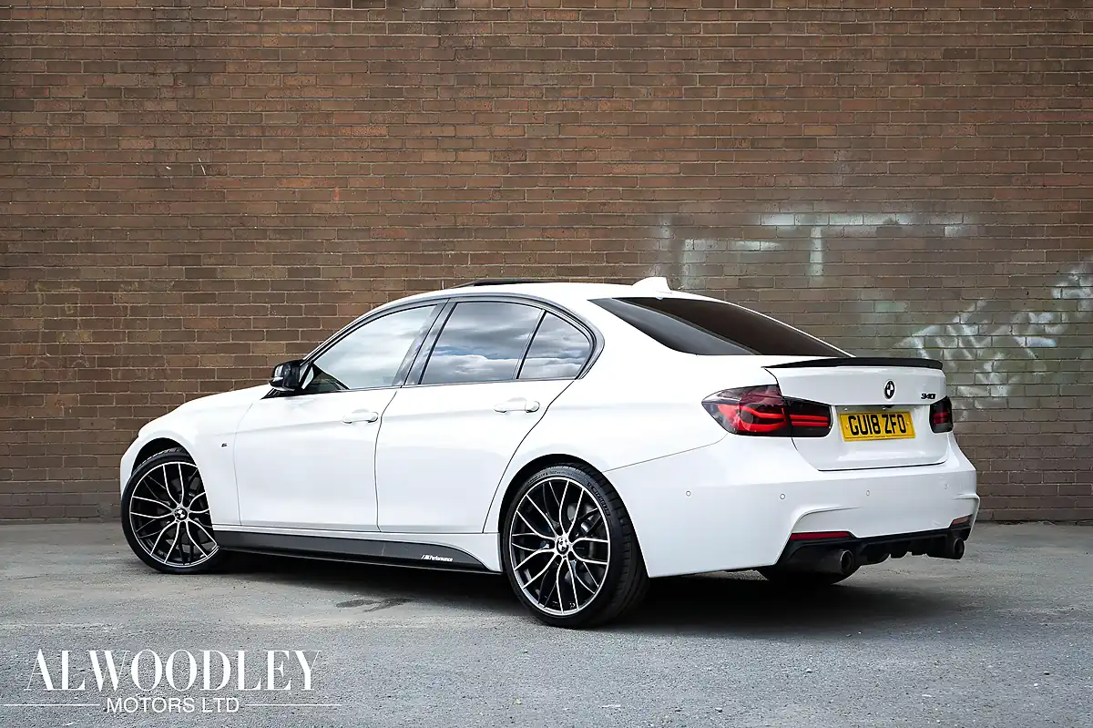 Used 2018 BMW 3 Series M Sport Shadow Edition White - Interior and Exterior details 3
