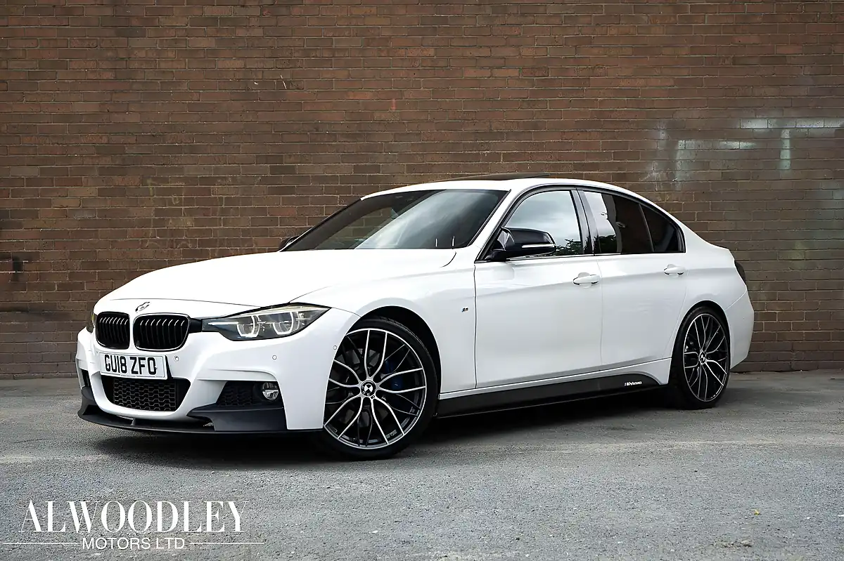 Used 2018 BMW 3 Series M Sport Shadow Edition White - Interior and Exterior details 8