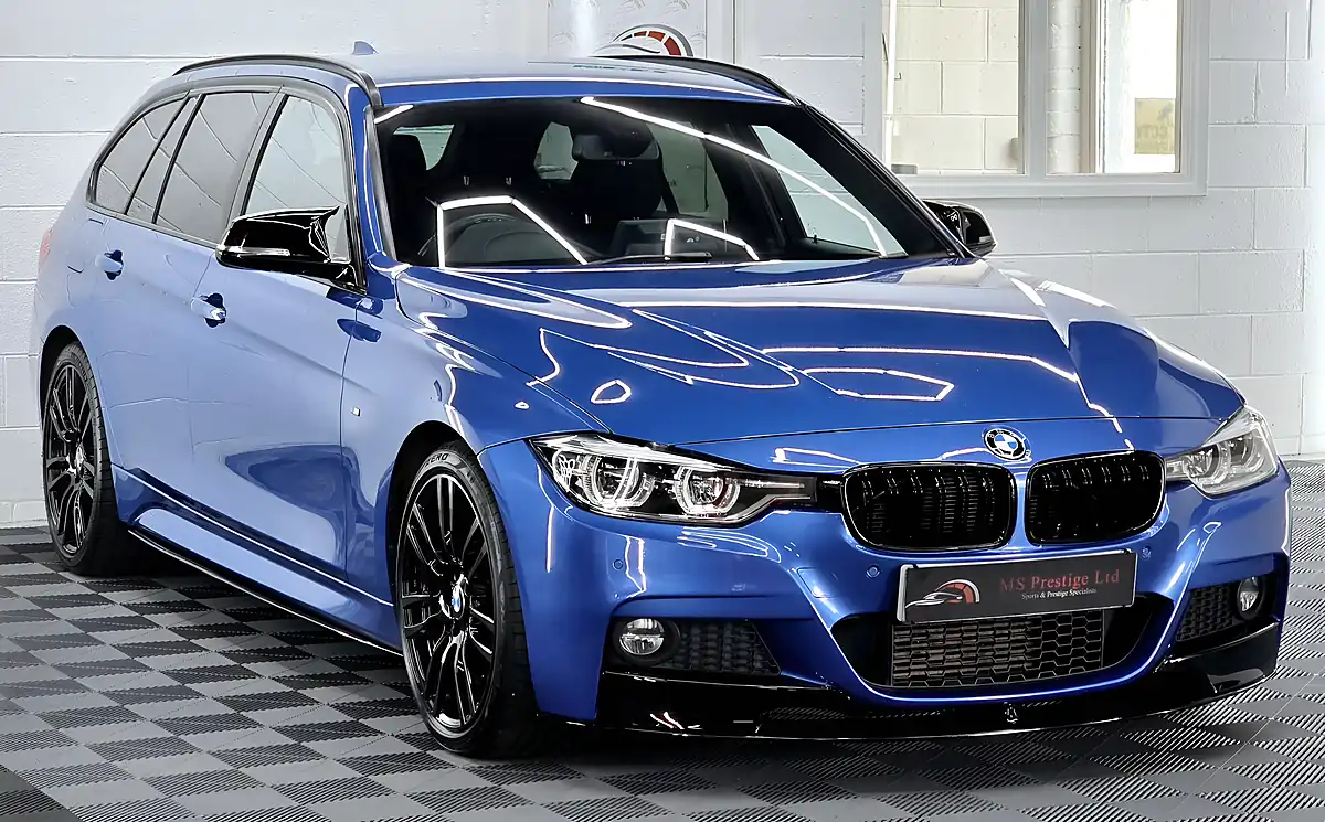 Used 2018 BMW 3 Series M Sport Touring Estoril Blue - Interior and Exterior details 3