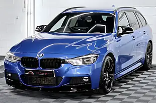 Used 2018 BMW 3 Series M Sport Touring Estoril Blue - Interior and Exterior details 4