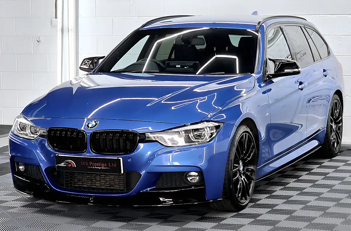 Used 2018 BMW 3 Series M Sport Touring Estoril Blue - Interior and Exterior details 4
