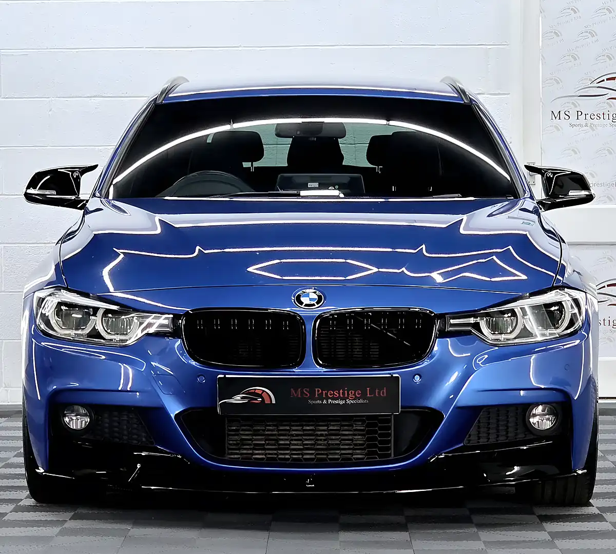 Used 2018 BMW 3 Series M Sport Touring Estoril Blue - Interior and Exterior details 9