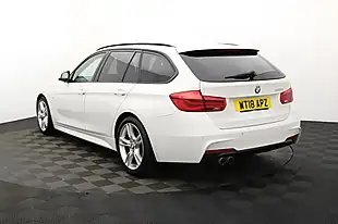 Used 2018 BMW 3 Series M Sport Touring White - Interior and Exterior details 6