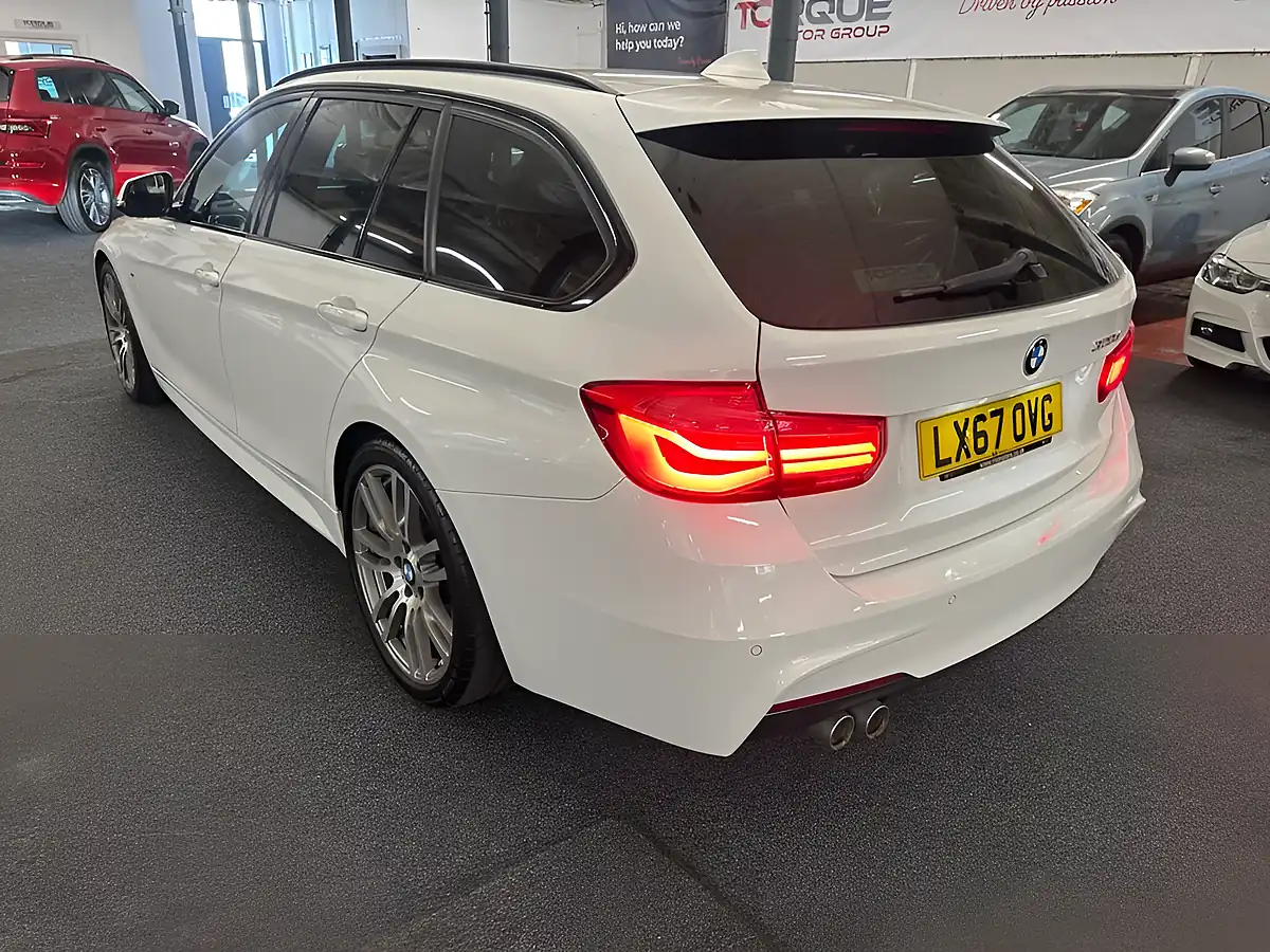 Used 2018 BMW 3 Series M Sport Touring White - Interior and Exterior details 12