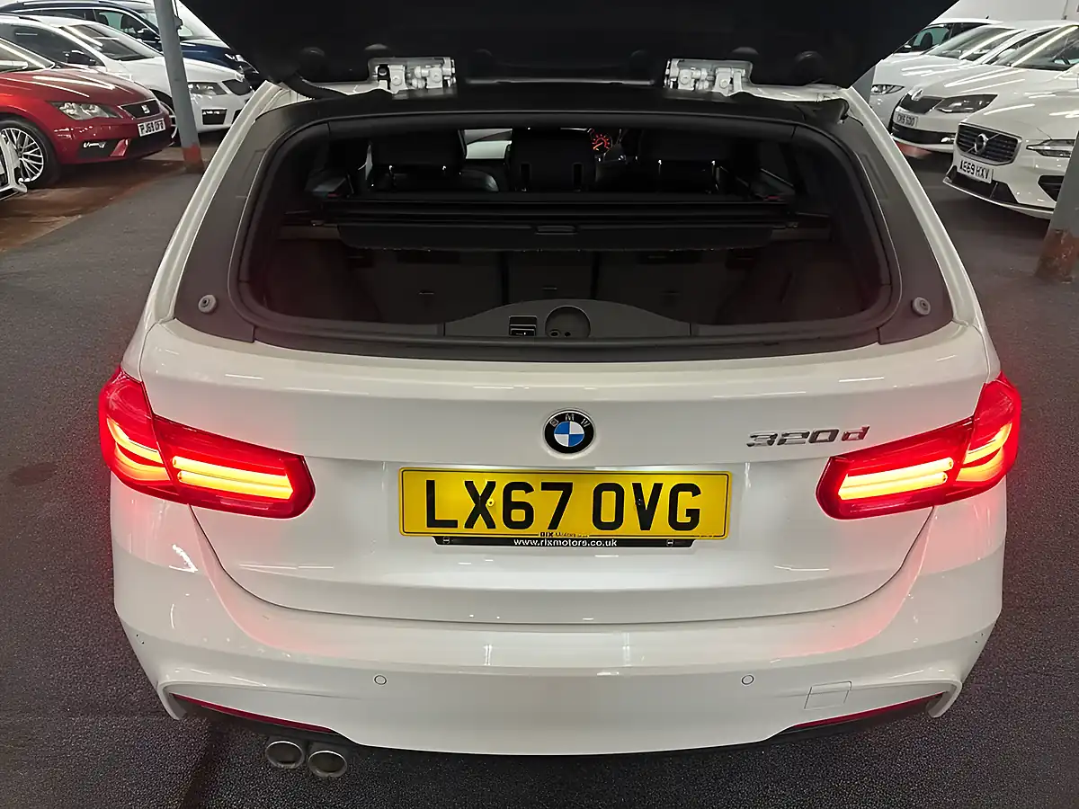 Used 2018 BMW 3 Series M Sport Touring White - Interior and Exterior details 14