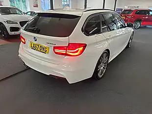 Used 2018 BMW 3 Series M Sport Touring White - Interior and Exterior details 17