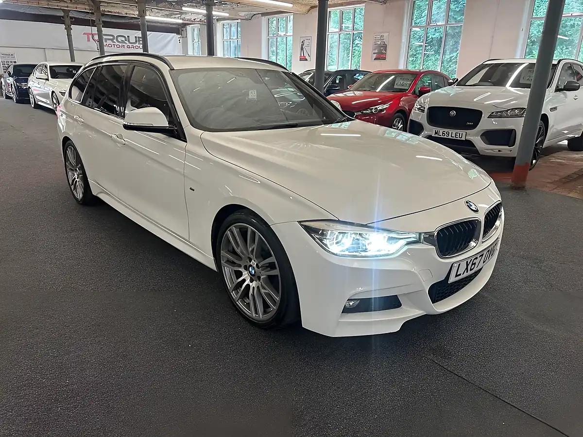 Used 2018 BMW 3 Series M Sport Touring White - Interior and Exterior details 2