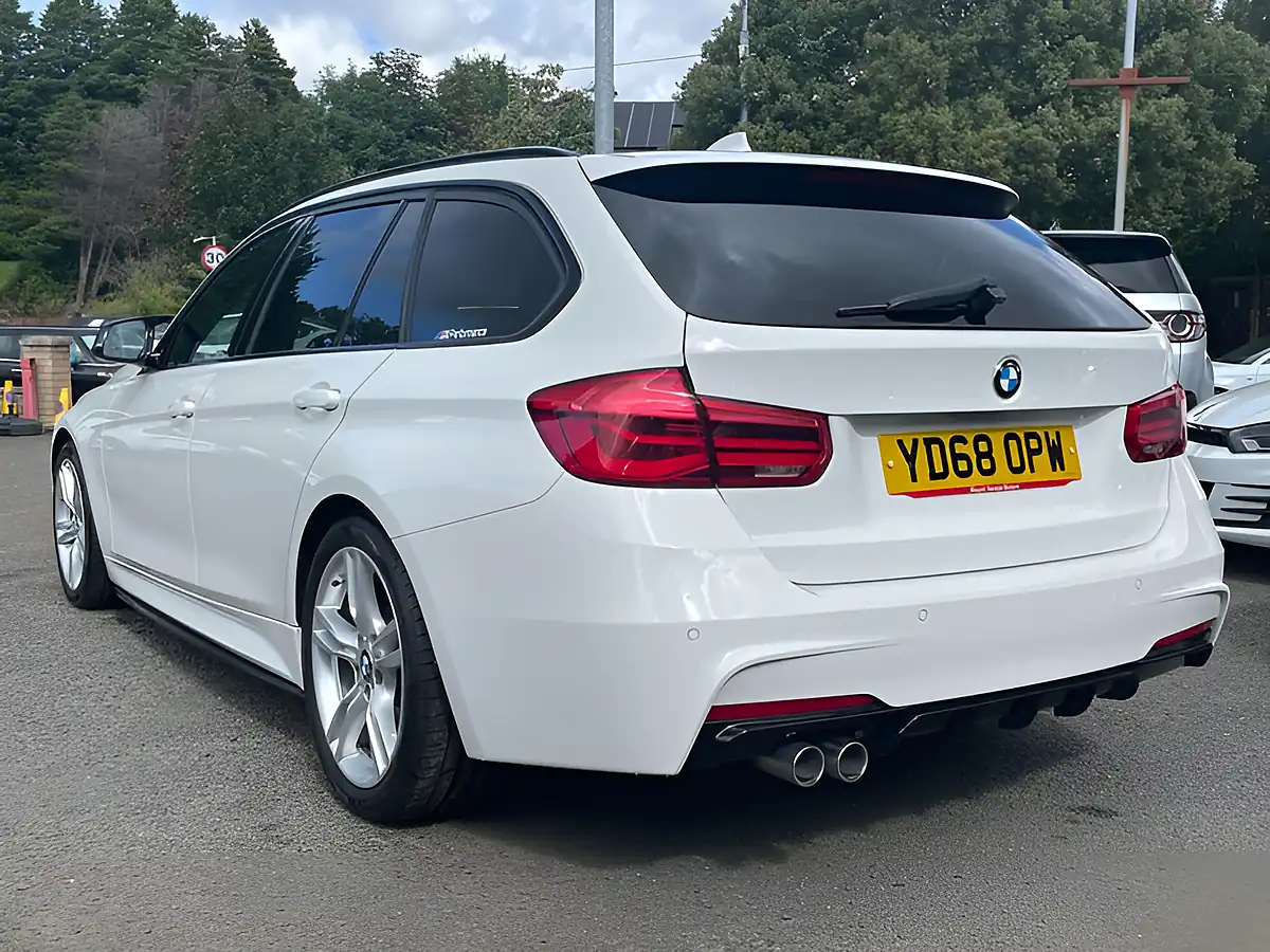 Used 2018 BMW 3 Series M Sport Touring White - Interior and Exterior details 6