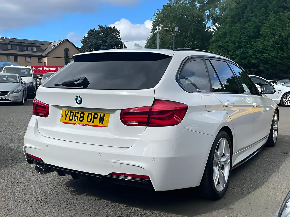 Used 2018 BMW 3 Series M Sport Touring White - Interior and Exterior details 8
