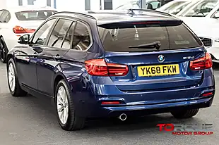 Used 2018 BMW 3 Series Se Touring Blue - Interior and Exterior details 5