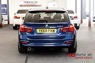 Used 2018 BMW 3 Series Se Touring Blue - Interior and Exterior details 6