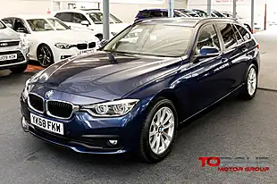 Used 2018 BMW 3 Series Se Touring Blue - Interior and Exterior details 9