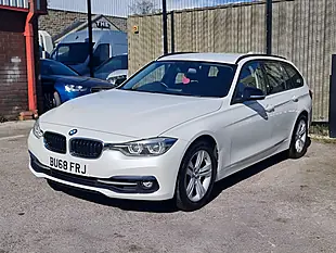 Used 2018 BMW 3 Series Sport Touring White - Interior and Exterior details 3