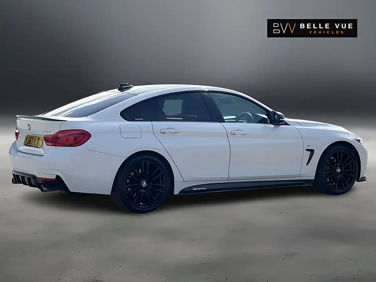 Used 2018 BMW 4 Series Gran Coupe M Sport Alpine White - Interior and Exterior details 4